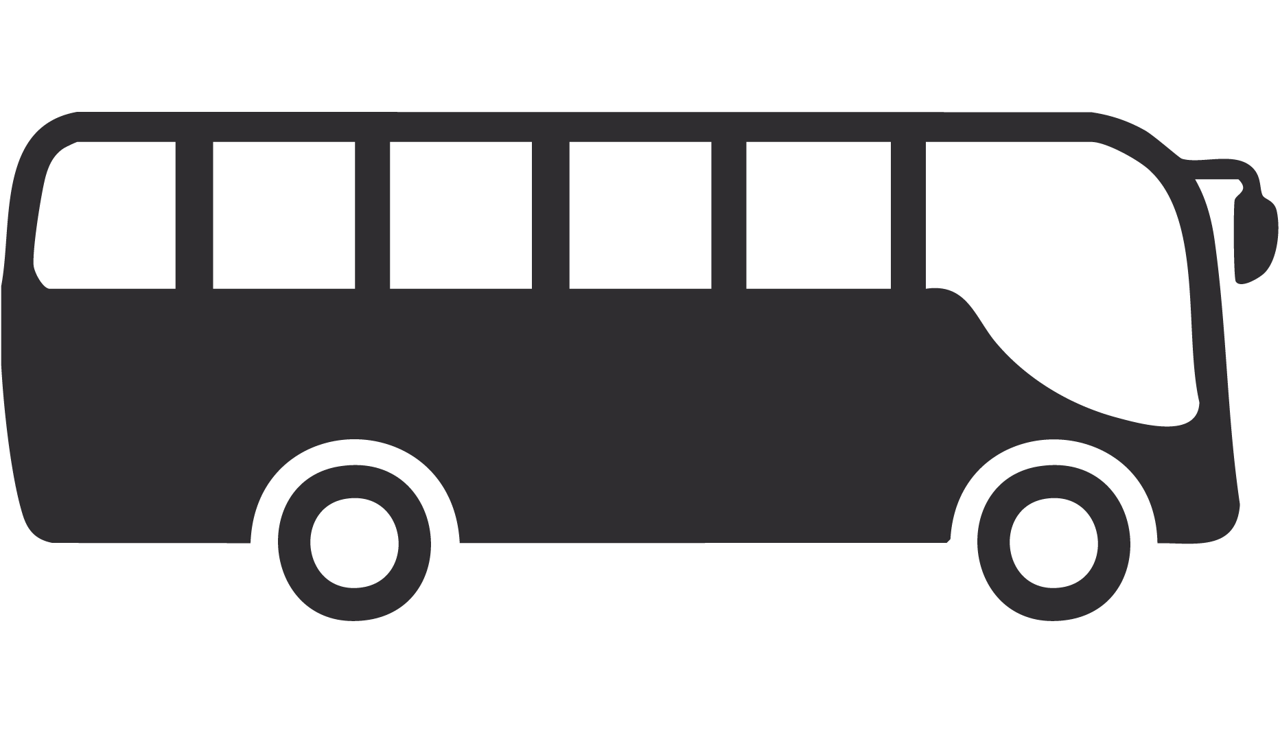 Vector illustration of a bus icon on a white background, symbolizing vehicle recycling and sustainability in scrap metal by Miraai.