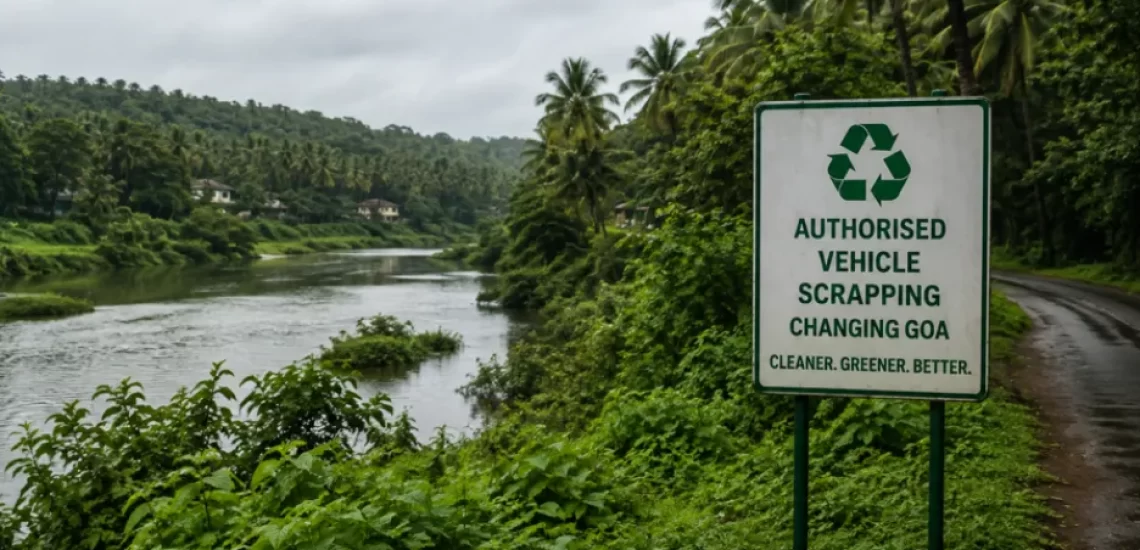 Car scrapping in Goa to protect the environment and keep the riversides clean