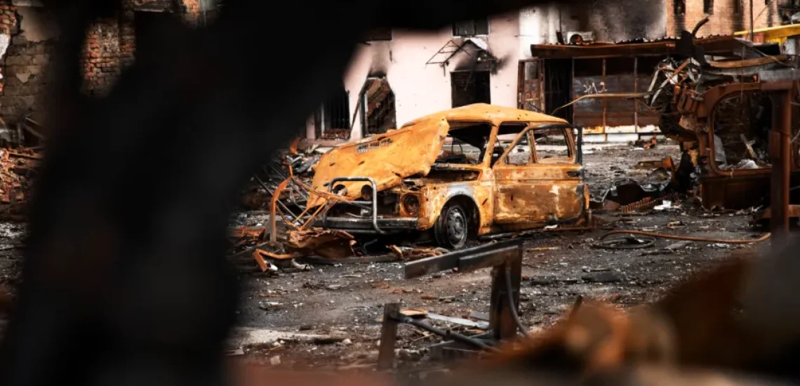 An abandoned car considered for vehicle scrapping in Goa.